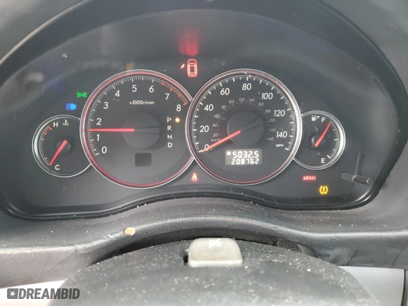 2008 Subaru Outback (Natl) with VIN 4S4BP60C087329023, listed as a Copart auction lot 85546474 with 208,762 mi miles and Salvage Title. Bid and sale history available at carsss.com. Image 9.
