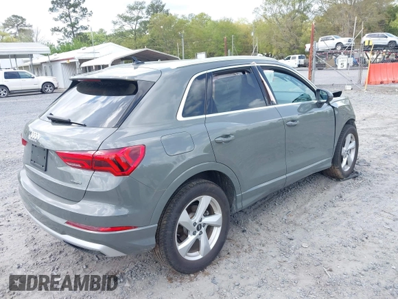 2022 Audi Q3 Premium with VIN WA1AUCF31N1001343, listed as a IAAI auction lot 41961486 with 41,578 mi miles. Bid and sale history available at carsss.com. Image 4.