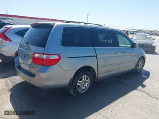 2007 Honda Odyssey EX-L with VIN 5FNRL38687B122383, listed as a IAAI auction lot 41721407 with 201,273 mi miles. Bid and sale history available at carsss.com. Image 4.