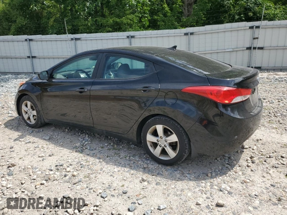 2012 Hyundai Elantra Limited with VIN KMHDH4AE2CU421304, listed as a Copart auction lot 62952855 with 134,492 mi miles and Clean title. Bid and sale history available at DreamBid. Image 2.