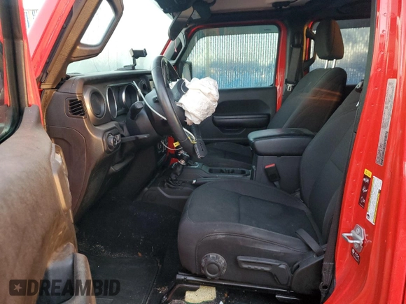 2022 Jeep Gladiator Sport S z VIN 1C6HJTAG8NL149010, wystawiony jako Copart lot #76550524 z przebiegiem 15 181 mil mil oraz Szkoda całkowita • Salvage title. Historia ofert i sprzedaży dostępna na DreamBid. Obrazek 7.