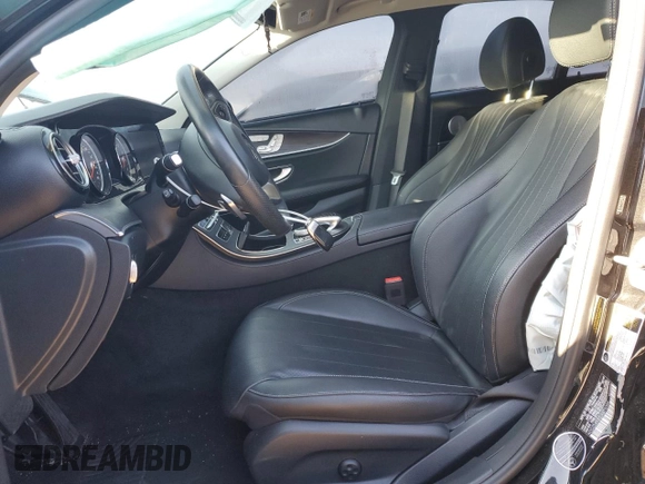 2018 Mercedes-Benz E 300 with VIN WDDZF4KB5JA370390, listed as a Copart auction lot 51099755 with 40,295 mi miles and Salvage title. Bid and sale history available at DreamBid. Image 7.