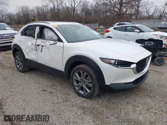 2025 Mazda CX-30 S Preferred with VIN 3MVDMBCM0SM753414, listed as a IAAI auction lot 41533792 with 1,758 mi miles and . Bid and sale history available at DreamBid. Image 1.