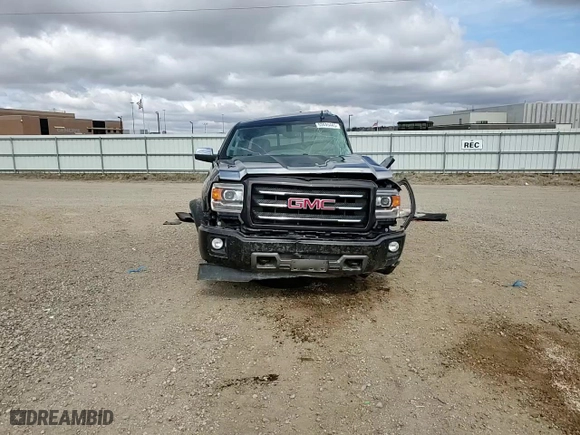 2015 GMC Sierra 1500 SLT with VIN 3GTU2VEC7FG155497, listed as a Copart auction lot 53445445 with 0 mi miles and Salvage Title. Bid and sale history available at carsss.com. Image 13.