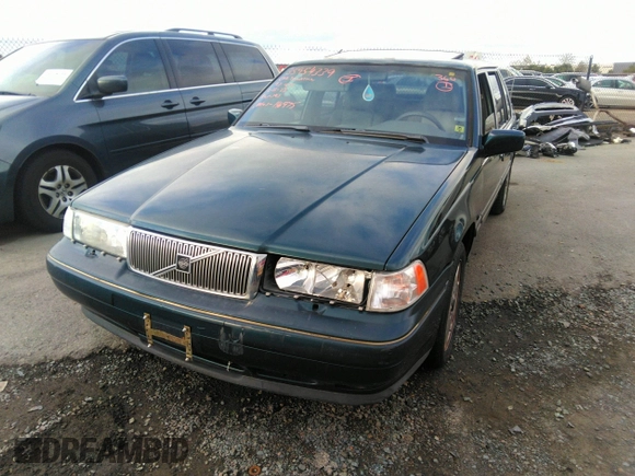 1997 Volvo S90 with VIN YV1KS9608V1107792, listed as a IAAI auction lot 38336416 with 146,975 mi miles. Bid and sale history available at carsss.com. Image 6.