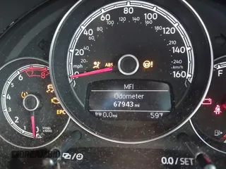 2017 Volkswagen Beetle 1.8T Fleet with VIN 3VWF17AT7HM618771, listed as a IAAI auction lot 41595088 with 67,943 mi miles. Bid and sale history available at carsss.com. Image 7.