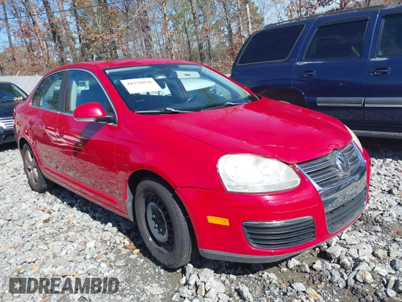 2008 Volkswagen Jetta Sedan SE with VIN 3VWRM71K08M016807, listed as a IAAI auction lot 41576838 with 209,401 mi miles. Bid and sale history available at carsss.com. Image 1.