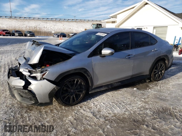 2022 Subaru WRX Limited with VIN JF1VBAN66N8033117, listed as a Copart auction lot 42981445 with 24,959 mi miles and Salvage Title. Bid and sale history available at carsss.com. Image 1.