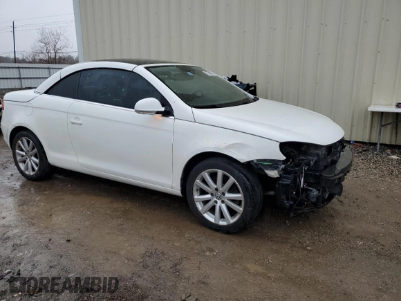 2007 Volkswagen Eos 2.0T with VIN WVWFA71F57V052000, listed as a Copart auction lot 87598495 with 128,610 mi miles and Salvage Title. Bid and sale history available at DreamBid. Image 4.