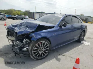 2019 Mercedes-Benz C 43 AMG z VIN 55SWF6EB4KU287626, wystawiony jako Copart lot #53647985 z przebiegiem Nie podano mil oraz Szkoda całkowita • Salvage title. Historia ofert i sprzedaży dostępna na DreamBid. Obrazek 1.
