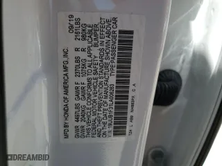 2020 Acura TLX with VIN 19UUB1F31LA006263, listed as a Copart auction lot 48753715 with 61,192 mi miles and Non Repairable. Bid and sale history available at carsss.com. Image 12.