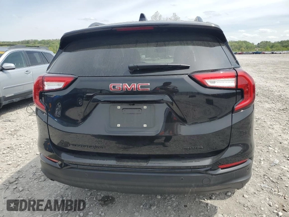 2024 GMC Terrain SLE z VIN 3GKALTEG7RL274173, wystawiony jako Copart lot #54383315 z przebiegiem 18 505 mil mil oraz Szkoda całkowita • Salvage title. Historia ofert i sprzedaży dostępna na DreamBid. Obrazek 6.