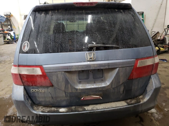 2006 Honda Odyssey EX-L with VIN 5FNRL38686B110104, listed as a Copart auction lot 44711765 with 231,197 mi miles and Salvage Title. Bid and sale history available at carsss.com. Image 6.