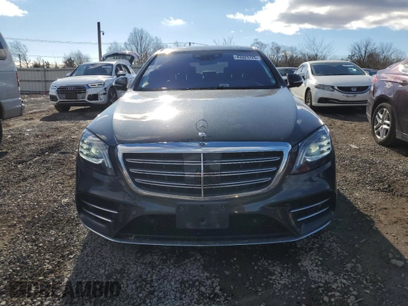 2018 Mercedes-Benz S 560 with VIN WDDUG8GB6JA398769, listed as a Copart auction lot 43329725 with 76,735 mi miles and Salvage Title. Bid and sale history available at carsss.com. Image 5.