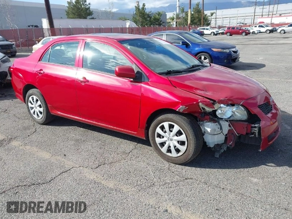 2009 Toyota Corolla with VIN 1NXBU40E89Z128777, listed as a IAAI auction lot 41706079 with 123,184 mi miles. Bid and sale history available at carsss.com. Image 1.