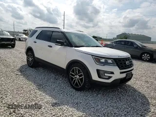 2017 Ford Explorer Sport z VIN 1FM5K8GT2HGC53978, wystawiony jako Copart lot #53263645 z przebiegiem 133 881 mil mil oraz Szkoda całkowita • Salvage title. Historia ofert i sprzedaży dostępna na DreamBid. Obrazek 11.