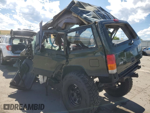 1998 Jeep Cherokee Sport with VIN 1J4FJ68S3WL237566, listed as a Copart auction lot 67380164 with 0 mi miles and Non Repairable. Bid and sale history available at carsss.com. Image 2.