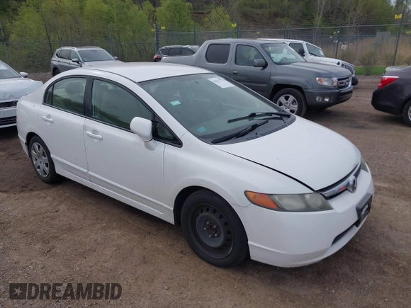 2008 Honda Civic LX with VIN 1HGFA16548L009585, listed as a IAAI auction lot 42134777 with Not Provided miles and . Bid and sale history available at DreamBid. Image 1.