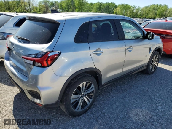 2020 Mitsubishi Outlander Sport ES 2.0 with VIN JA4AR3AU7LU020525, listed as a Copart auction lot 49379014 with 62,384 mi miles and Salvage Title. Bid and sale history available at carsss.com. Image 3.