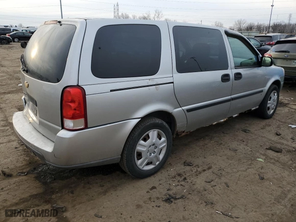 2006 Chevrolet Uplander LS with VIN 1GNDV23L86D128418, listed as a Copart auction lot 83941954 with 0 mi miles and Salvage Title. Bid and sale history available at carsss.com. Image 3.
