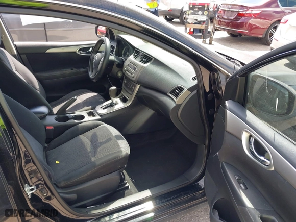 2014 Nissan Sentra SV with VIN 3N1AB7AP6EL619573, listed as a IAAI auction lot 41787844 with 155,569 mi miles. Bid and sale history available at carsss.com. Image 5.