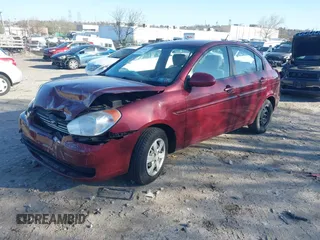 2008 Hyundai Accent GLS with VIN KMHCN46C08U277111, listed as a IAAI auction lot 41982677 with 125,570 mi miles. Bid and sale history available at carsss.com. Image 2.