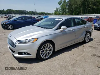 2014 Ford Fusion Titanium с VIN 3FA6P0K90ER363283, выставлен на аукционе Copart как лот 55156795 с пробегом 54 099 миль миль и Списание • Salvage title. История ставок и продаж доступна на DreamBid. Изображение 1.