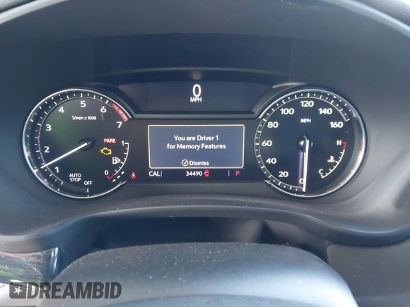 2020 Cadillac XT4 FWD Premium Luxury with VIN 1GYFZCR42LF144359, listed as a IAAI auction lot 42012677 with 34,490 mi miles and . Bid and sale history available at carsss.com. Image 7.