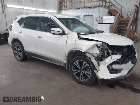 2019 Nissan Rogue SL with VIN 5N1AT2MV2KC752129, listed as a IAAI auction lot 41685196 with 62,288 mi miles. Bid and sale history available at carsss.com. Image 1.