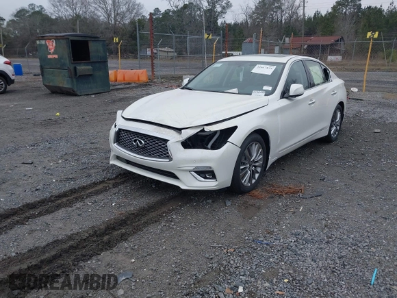 2024 Infiniti Q50 Luxe with VIN JN1EV7BP1RM600612, listed as a IAAI auction lot 41617834 with 20 mi miles and . Bid and sale history available at DreamBid. Image 18.