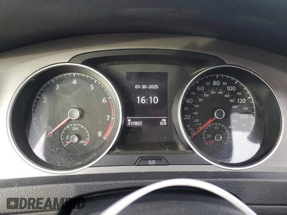 2017 Volkswagen Golf SportWagen S with VIN 3VWA17AU2HM504602, listed as a Copart auction lot 42022215 with 317,837 mi miles and Salvage Title. Bid and sale history available at carsss.com. Image 9.