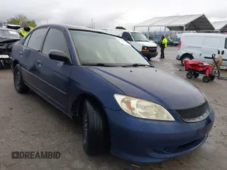 2005 Honda Civic LX z VIN 2HGES16505H583814, wystawiony jako IAAI lot #41798435 z przebiegiem 143 898 mil mil oraz . Historia ofert i sprzedaży dostępna na DreamBid. Obrazek 1.