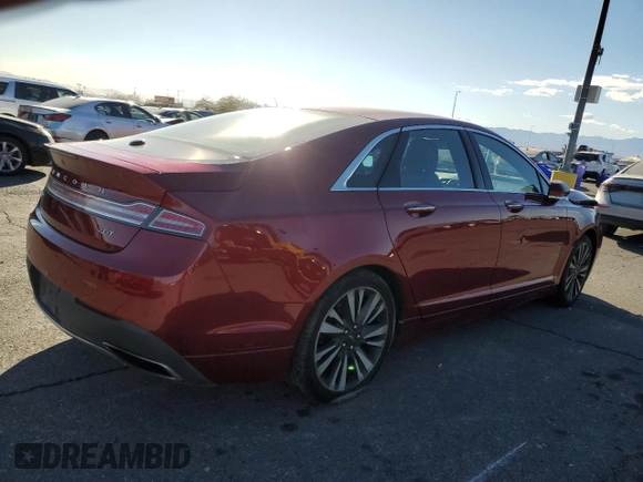 2017 Lincoln MKZ Select with VIN 3LN6L5C98HR631742, listed as a Copart auction lot 87485554 with 166,763 mi miles and Salvage title. Bid and sale history available at DreamBid. Image 3.