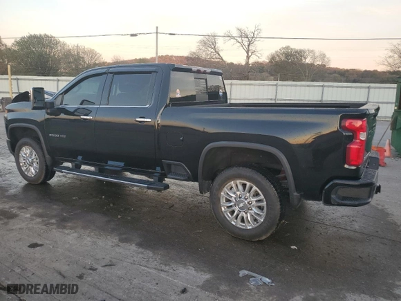 2020 Chevrolet Silverado 3500HD High Country with VIN 1GC4YVEY8LF110625, listed as a Copart auction lot 78943074 with 96,292 mi miles and Salvage Title. Bid and sale history available at carsss.com. Image 2.