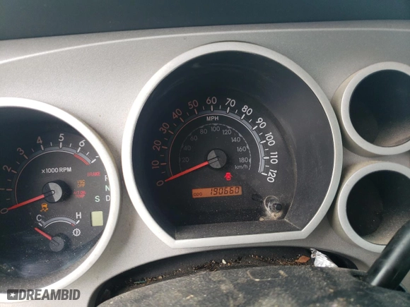 2007 Toyota Tundra SR5 with VIN 5TFRV54187X015937, listed as a Copart auction lot 68740214 with 190,660 mi miles and Salvage Title. Bid and sale history available at carsss.com. Image 9.