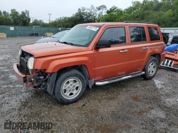 2010 Jeep Patriot Sport z VIN 1J4NF2GB8AD557735, wystawiony jako Copart lot #56532175 z przebiegiem 160 576 mil mil oraz Szkoda całkowita • Salvage title. Historia ofert i sprzedaży dostępna na DreamBid. Obrazek 1.