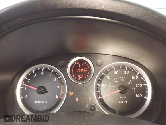 2012 Nissan Sentra S with VIN 3N1AB6AP1CL636403, listed as a IAAI auction lot 42523656 with 126,036 mi miles and . Bid and sale history available at DreamBid. Image 7.