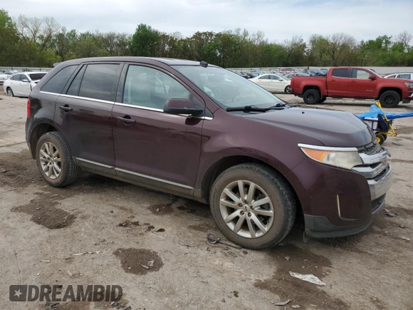 2011 Ford Edge Limited with VIN 2FMDK3KC8BBA89639, listed as a Copart auction lot 50444344 with 227,136 mi miles and Salvage Title. Bid and sale history available at carsss.com. Image 4.