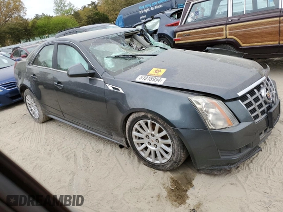2012 Cadillac CTS with VIN 1G6DA5E57C0143311, listed as a Copart auction lot 51018954 with Not Provided miles and Non Repairable. Bid and sale history available at DreamBid. Image 4.