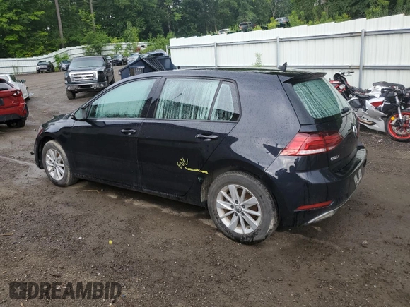 2019 Volkswagen Golf S z VIN 3VWG57AU8KM014204, wystawiony jako Copart lot #55767825 z przebiegiem 64 732 mil mil oraz Nie do naprawy • Non repairable. Historia ofert i sprzedaży dostępna na DreamBid. Obrazek 2.