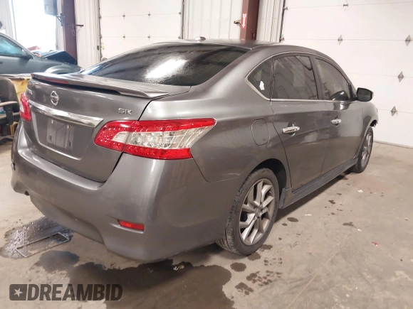 2015 Nissan Sentra S with VIN 3N1AB7AP1FY343386, listed as a IAAI auction lot 41447807 with 87,700 mi miles and . Bid and sale history available at DreamBid. Image 4.