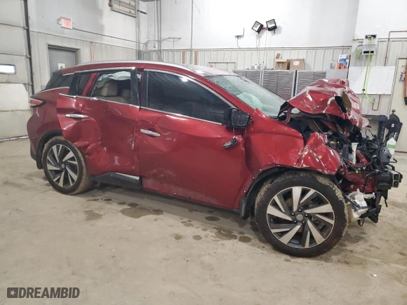 2015 Nissan Murano SL with VIN 5N1AZ2MH5FN267941, listed as a Copart auction lot 46254335 with 0 mi miles and Salvage Title. Bid and sale history available at carsss.com. Image 4.