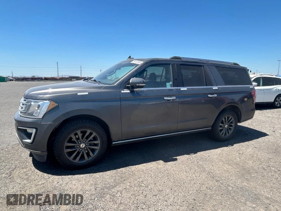 2021 Ford Expedition Max Limited z VIN 1FMJK2AT5MEA18288, wystawiony jako Copart lot #59137855 z przebiegiem 256 245 mil mil oraz Czysty tytuł • Clean title. Historia ofert i sprzedaży dostępna na DreamBid. Obrazek 1.