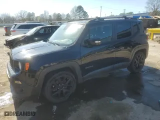 2017 Jeep Renegade Altitude with VIN ZACCJABH3HPE93665, listed as a Copart auction lot 48700355 with 110,218 mi miles and Salvage Title. Bid and sale history available at carsss.com. Image 1.