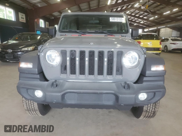 2018 Jeep Wrangler Unlimited Sport with VIN 1C4HJXDNXJW229508, listed as a Copart auction lot 59913155 with 101,108 mi miles and Clean title. Bid and sale history available at DreamBid. Image 5.