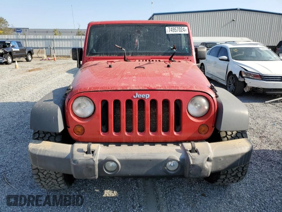 2011 Jeep Wrangler Rubicon with VIN 1J4BA6D18BL619243, listed as a Copart auction lot 74957024 with 268,015 mi miles and Salvage Title. Bid and sale history available at carsss.com. Image 5.