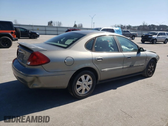 2003 Ford Taurus SEL Deluxe with VIN 1FAFP56S93G222243, listed as a Copart auction lot 46496165 with 193,282 mi miles and Salvage Title. Bid and sale history available at DreamBid. Image 3.
