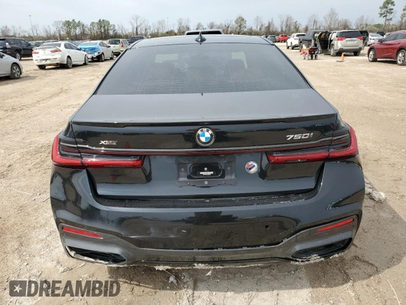 2022 BMW 7 Series 750i xDrive с VIN WBA7U2C01NCK83702, выставлен на аукционе Copart как лот 45450975 с пробегом Не указан миль и Списание • Salvage title. История ставок и продаж доступна на DreamBid. Изображение 6.