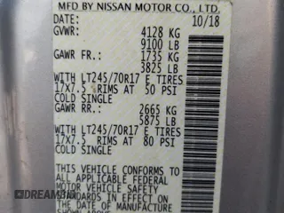 2018 Nissan NV Cargo S z VIN 1N6BF0LY1JN818492, wystawiony jako Copart lot #68291573 z przebiegiem 67 459 mil mil oraz Szkoda całkowita • Salvage title. Historia ofert i sprzedaży dostępna na DreamBid. Obrazek 14.