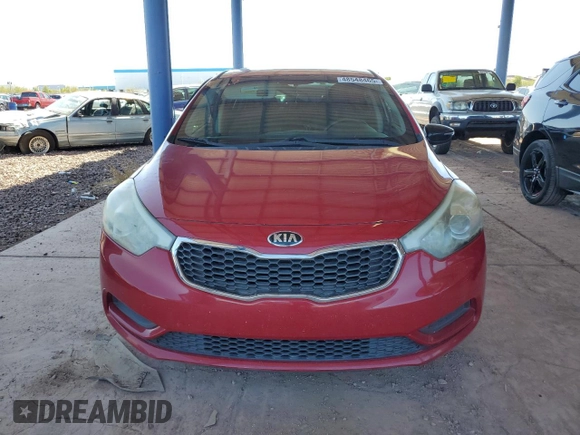 2014 Kia Forte LX with VIN KNAFX4A62E5097189, listed as a Copart auction lot 48548465 with 93,600 mi miles and Salvage Title. Bid and sale history available at carsss.com. Image 5.